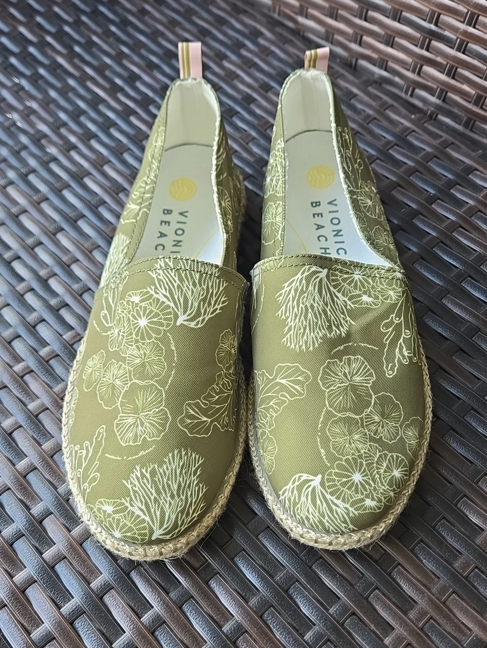 Vionic Beach Women's Laguna Espadrille Shoes Size 8